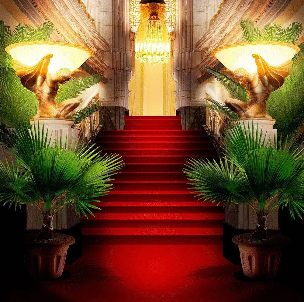 1920's Red Carpet Photo Backdrop - Basic 10 x 8