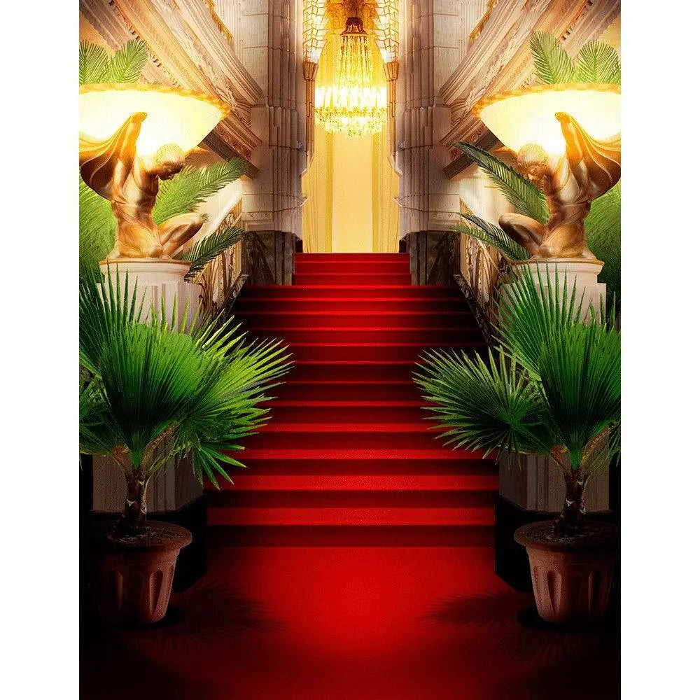 1920's Red Carpet Photo Backdrop - Basic 8 x 10