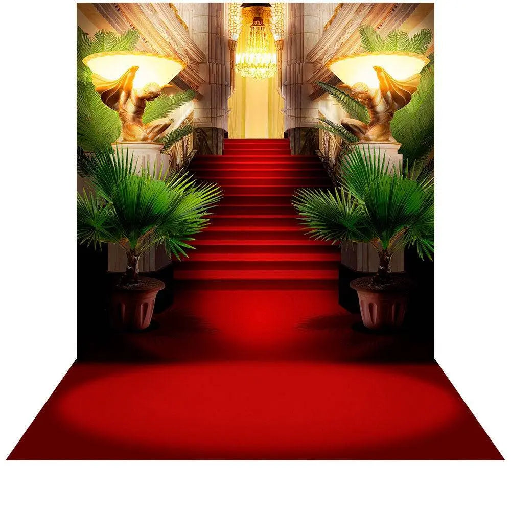 1920's Red Carpet Photo Backdrop - Basic 8 x 16