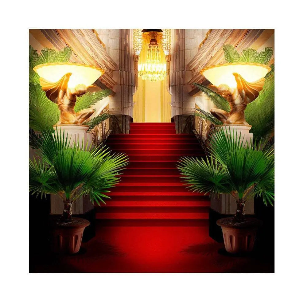 1920's Red Carpet Photo Backdrop - Basic 8 x 8