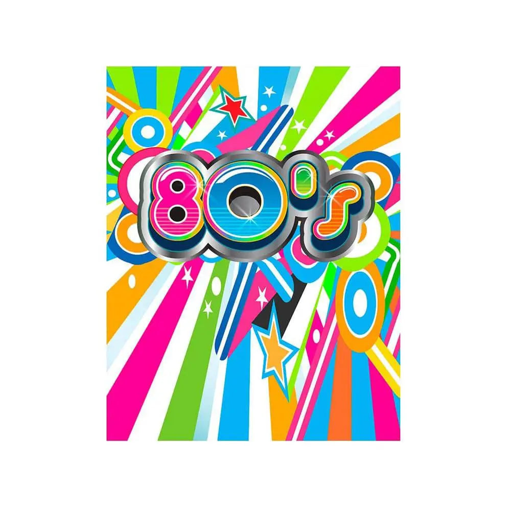 80s Step Back In Time Photography Backdrop - Basic 5.5 x 6.5
