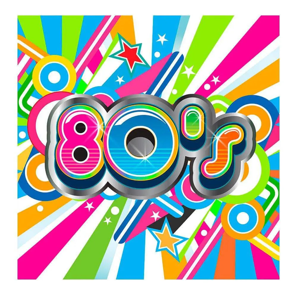 80s Step Back In Time Photography Backdrop - Pro 10 x 10