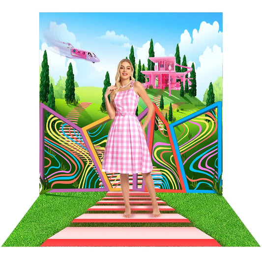 Barbie World Photography Backdrop