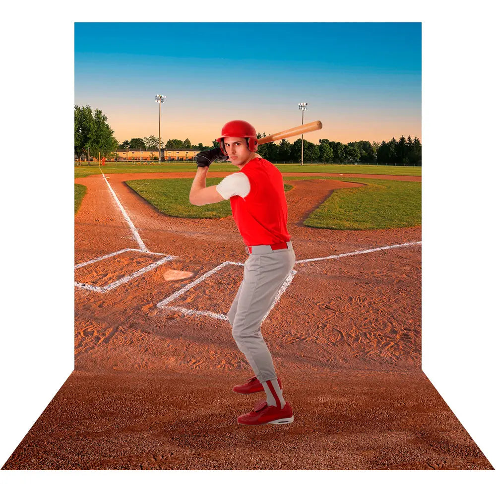 Little Slugger Baseball Field Photography Backdrop