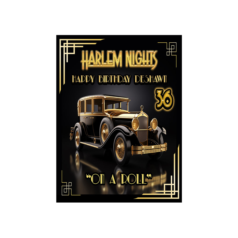 Harlem Nights Classic Theme Photo Backdrop Basic 4.4 x 5