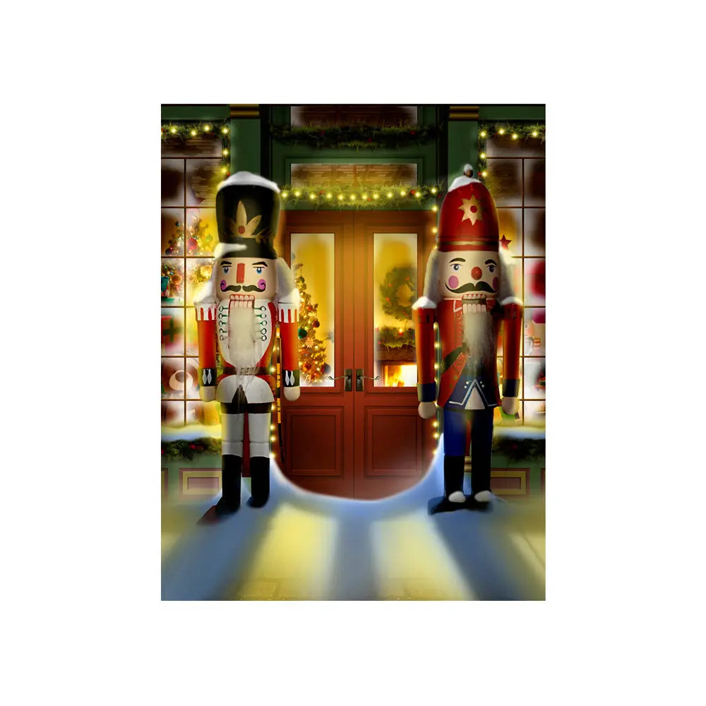 Nutcracker Store Photo Backdrop - Basic 4.4 x 5
