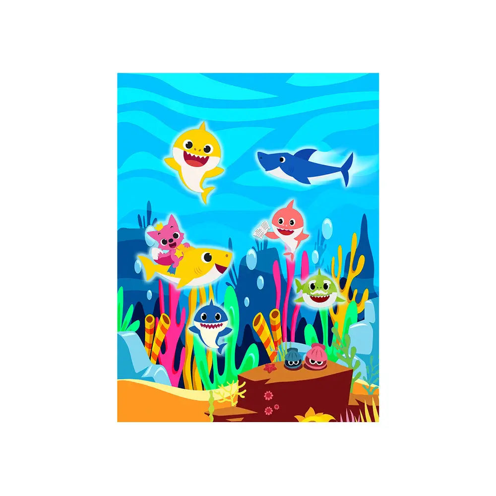 Baby Shark Photography Backdrop