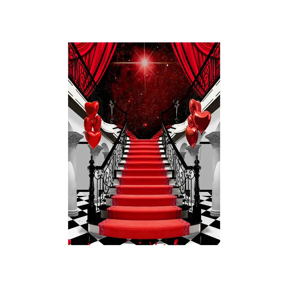 Valentine Black Tie Formal Photography Background 4.5 x 5