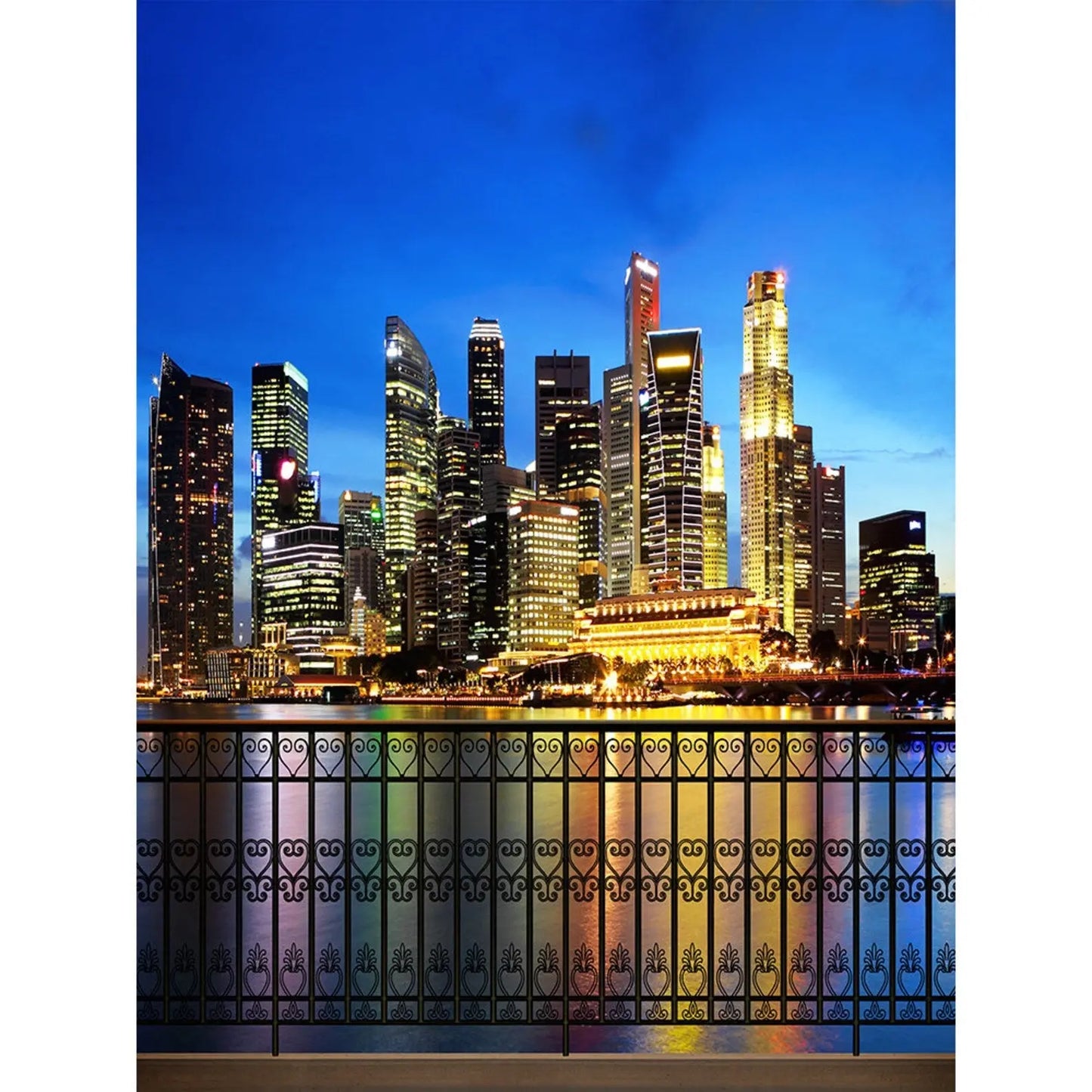 New Orleans Waterfront Backdrop