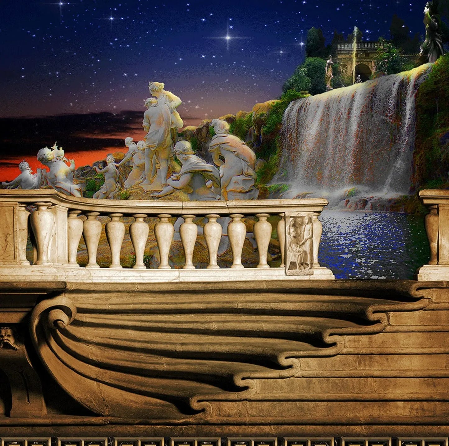Grecian, Greek, Ancient Greece, Outdoor Photo Backdrop - Basic 10 x 8