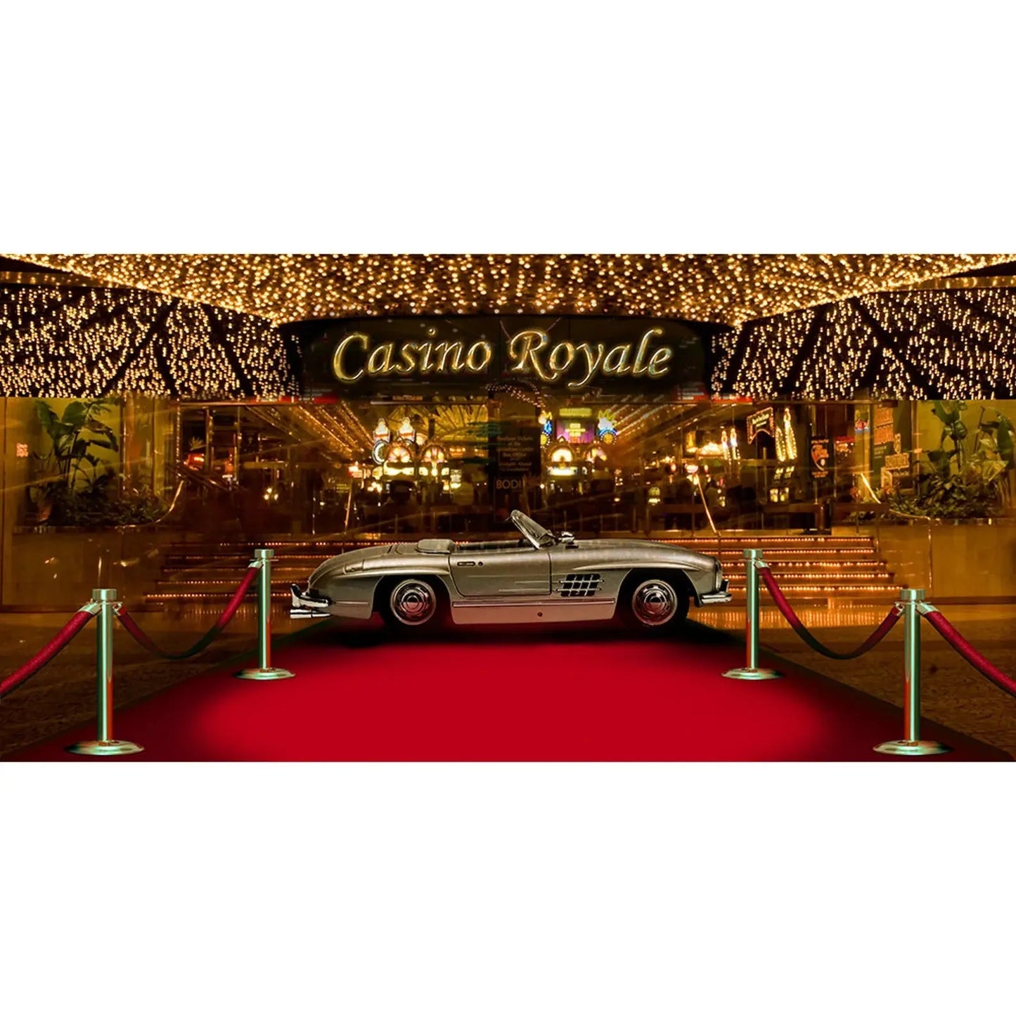 Casino Royale 007, James Bond Photo Backdrop - Basic 16 x 8