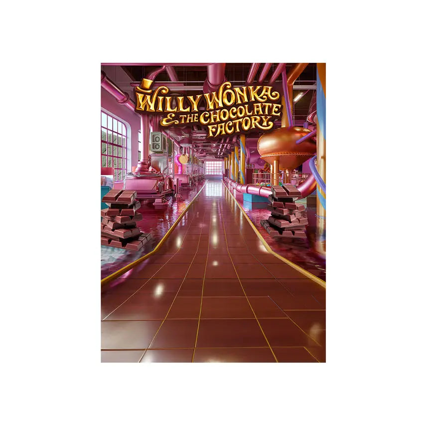 Willy Wonka And The Chocolate Factory Photo Backdrop small