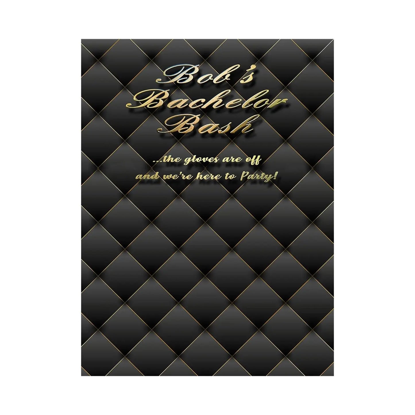 Gold Black Curtain Backdrop for Photography Background - Basic 5.5 x 6.5