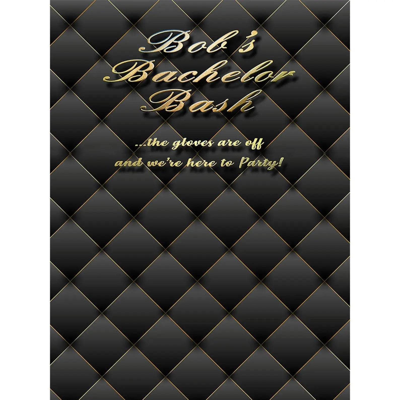 Gold Black Curtain Backdrop for Photography Background - Basic 8  x 10