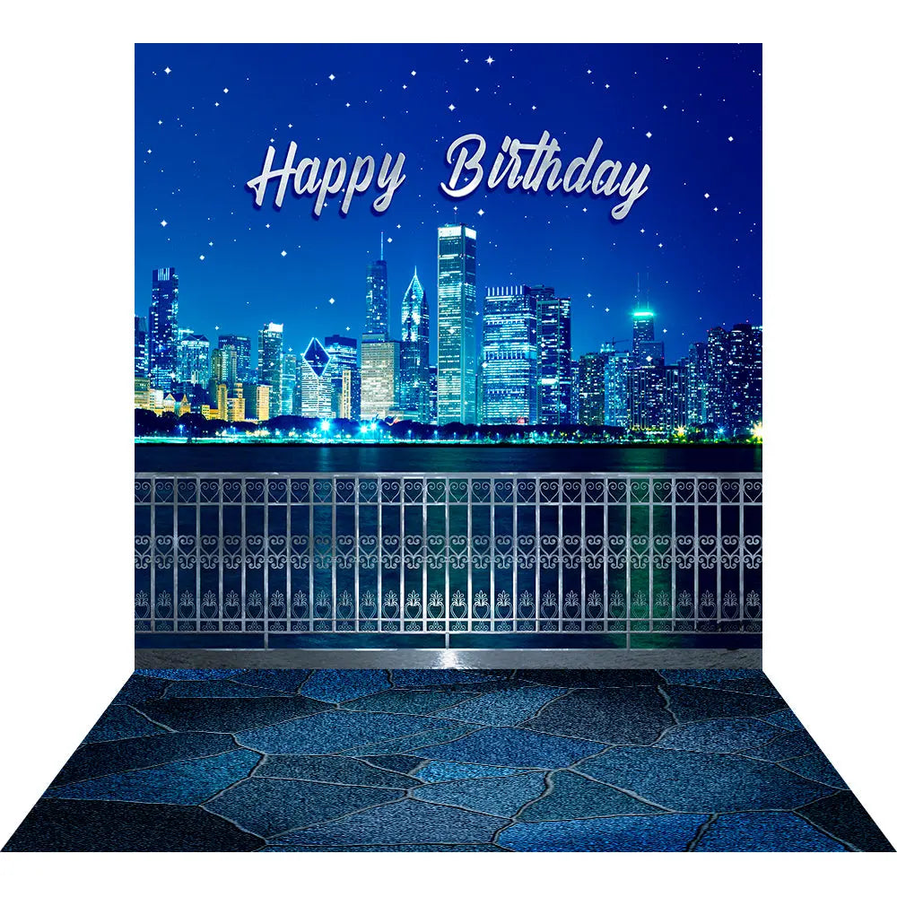 Chicago City Skyline Photo Backdrop, Photo Booth, City of Chicago, Chicago Birthday Backdrop