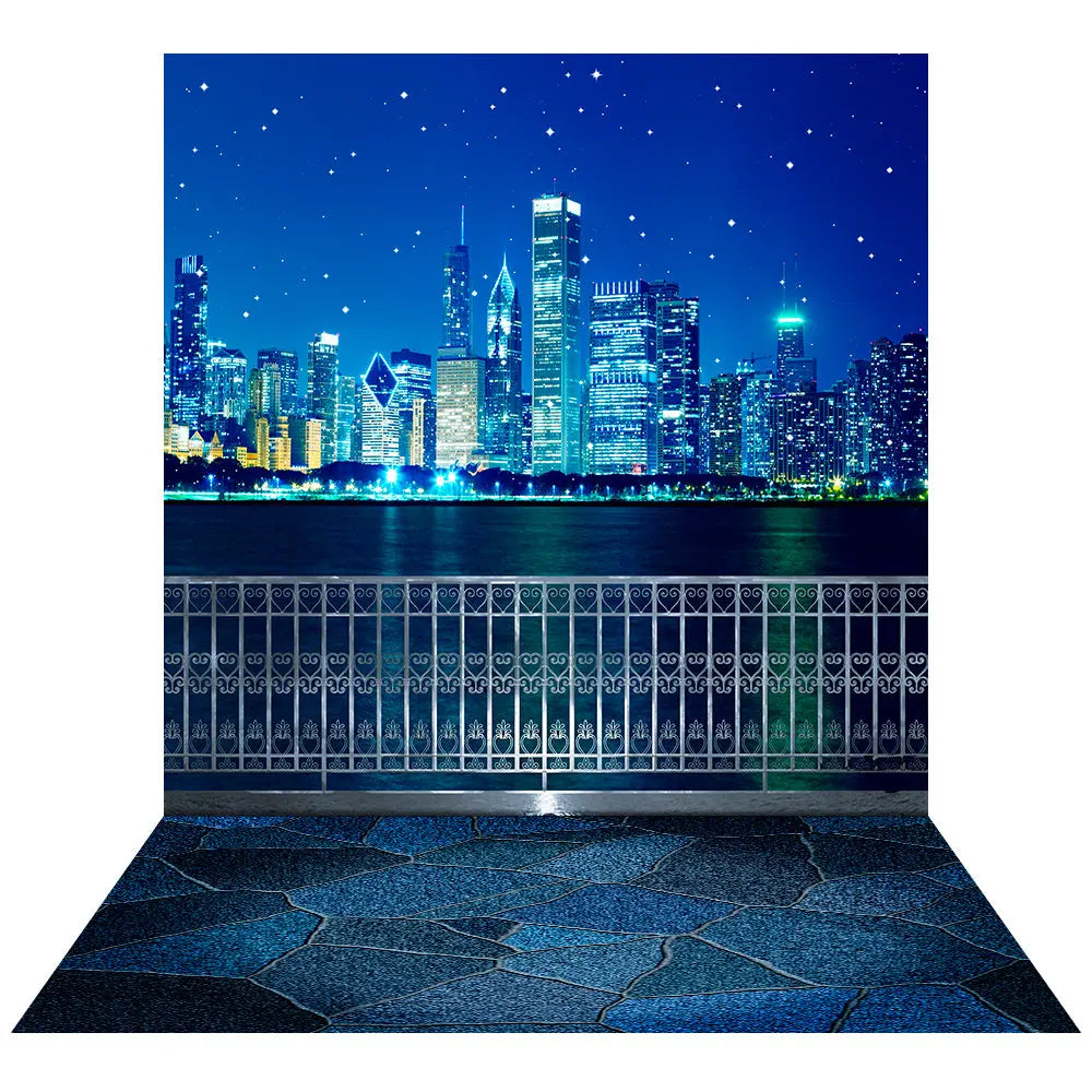 Chicago City Skyline Photo Backdrop, Photo Booth, City of Chicago, Chicago Birthday Backdrop
