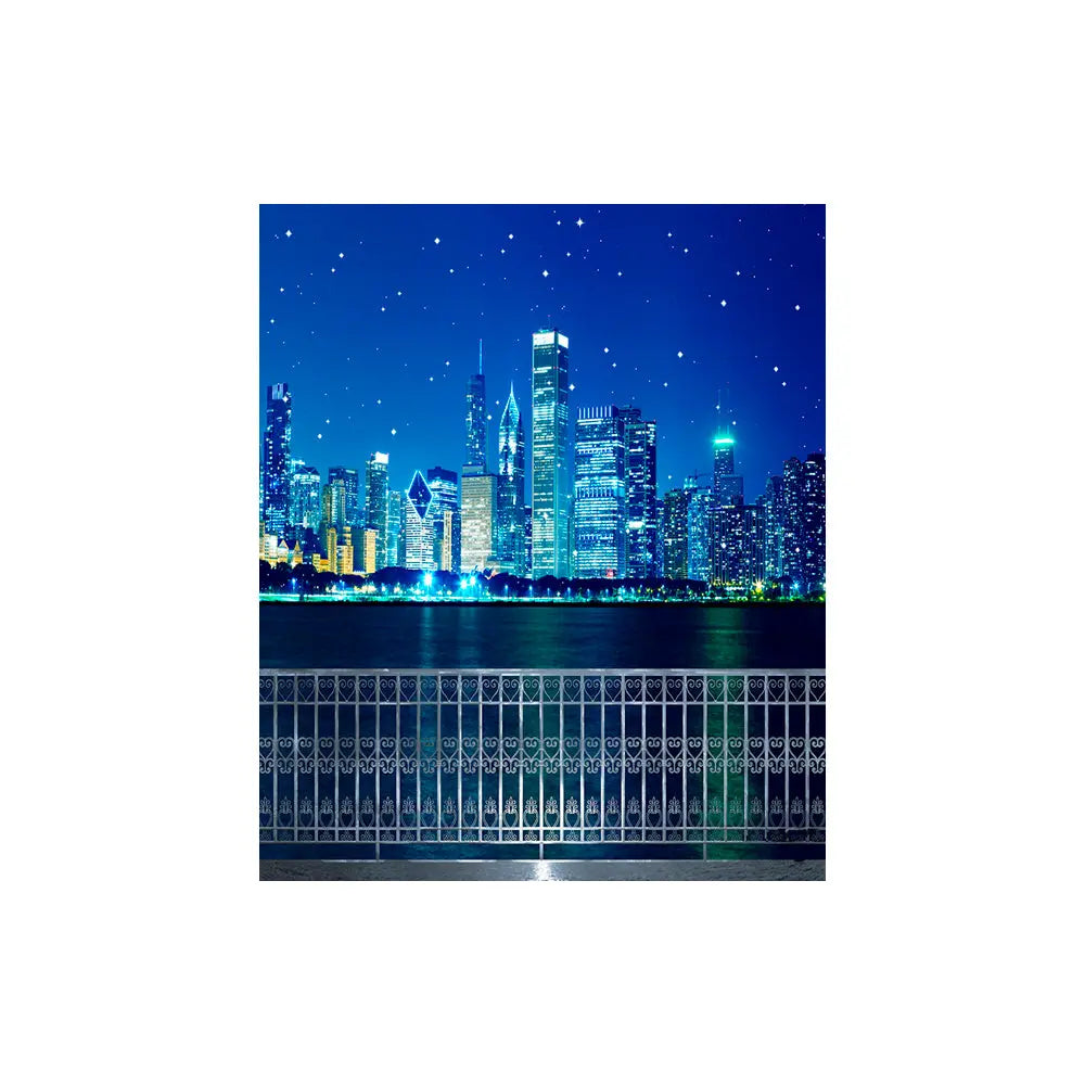 Chicago City Skyline Photo Backdrop, Photo Booth, City of Chicago, Chicago Birthday Backdrop