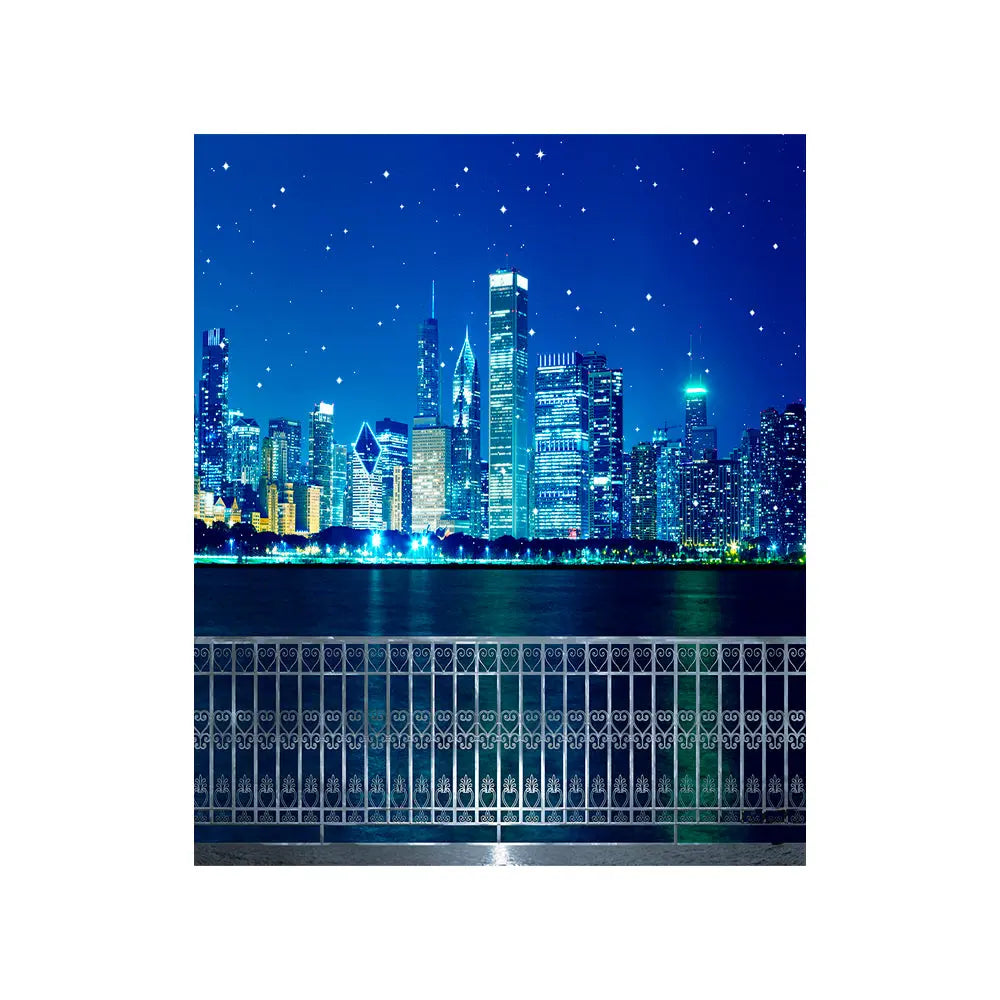 Chicago City Skyline Photo Backdrop, Photo Booth, City of Chicago, Chicago Birthday Backdrop