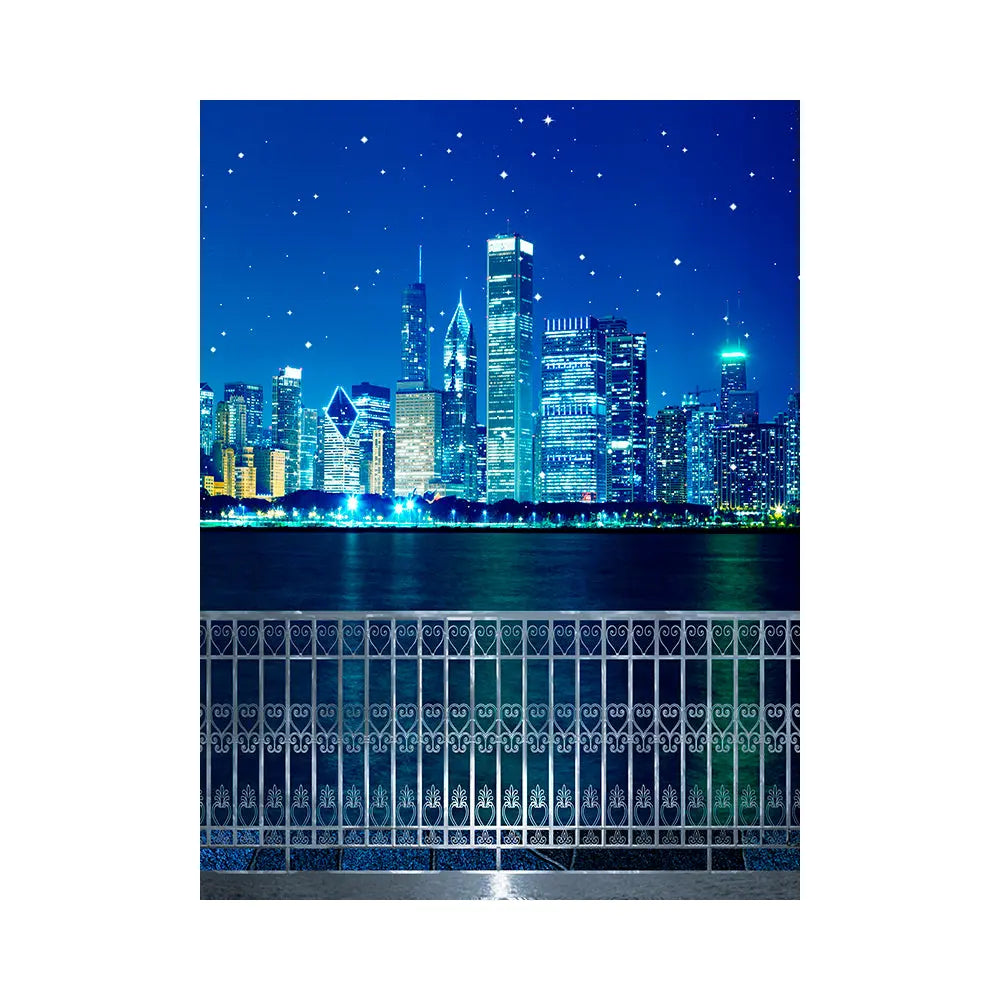 Chicago City Skyline Photo Backdrop, Photo Booth, City of Chicago, Chicago Birthday Backdrop