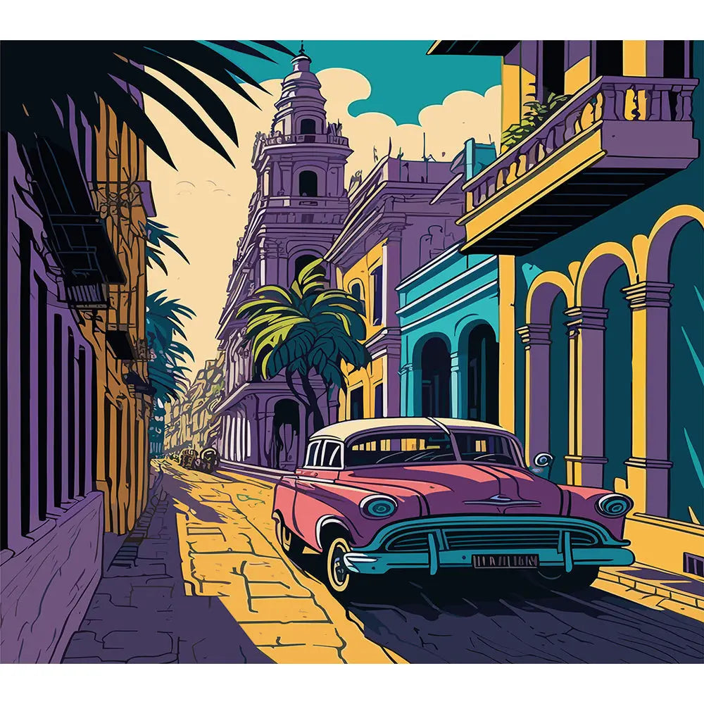 Cuban Street Photography Background