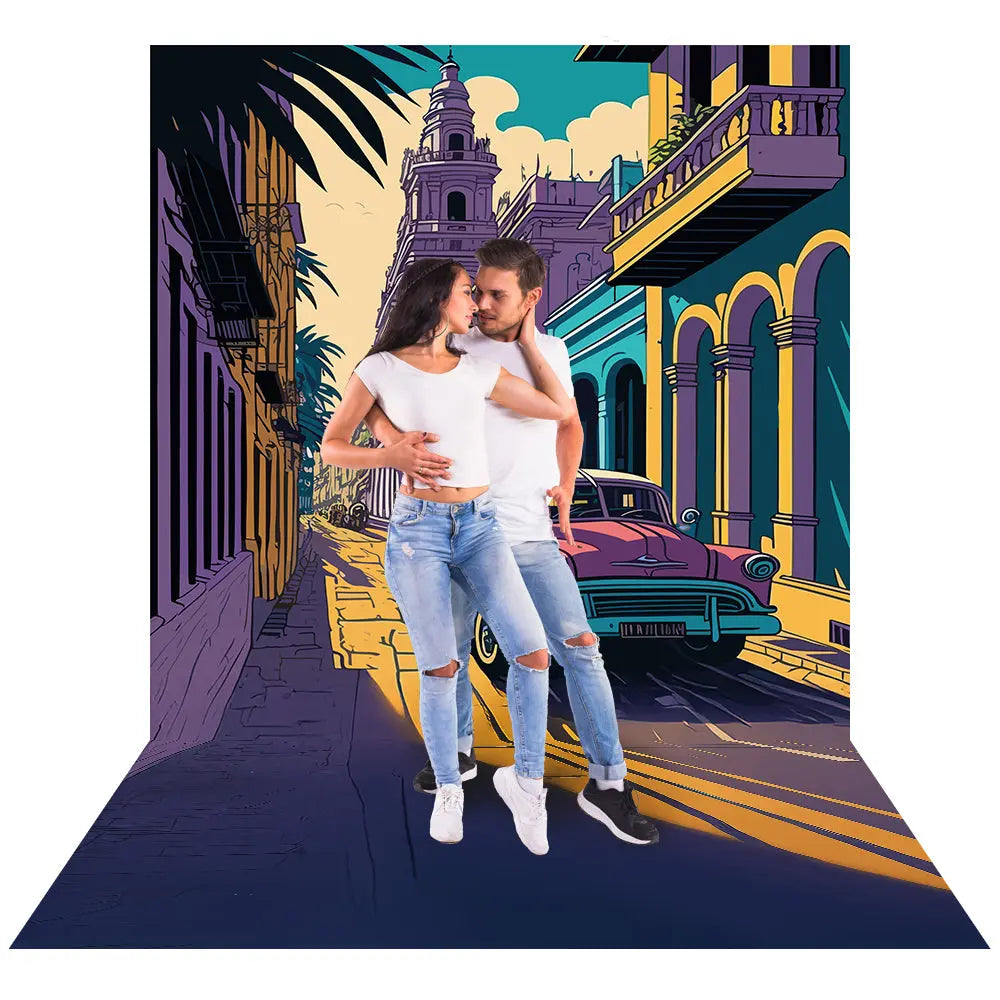 Cuban Street Photography Background