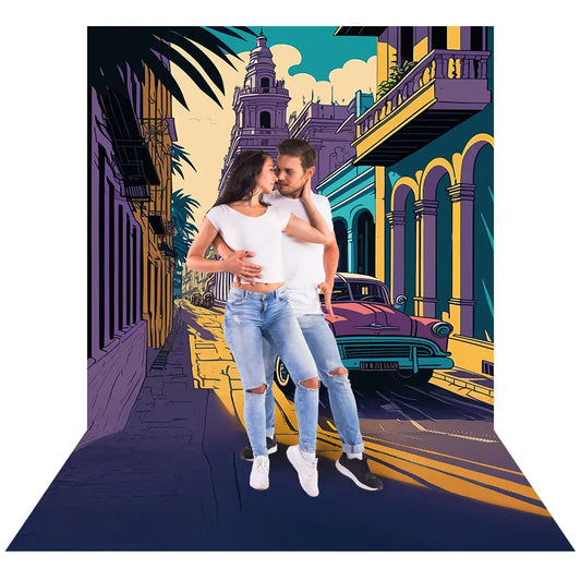 Cuban Street Photography Background