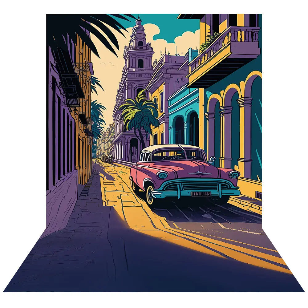 Cuban Street Photography Background