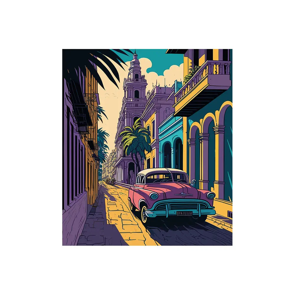 Cuban Street Photography Background