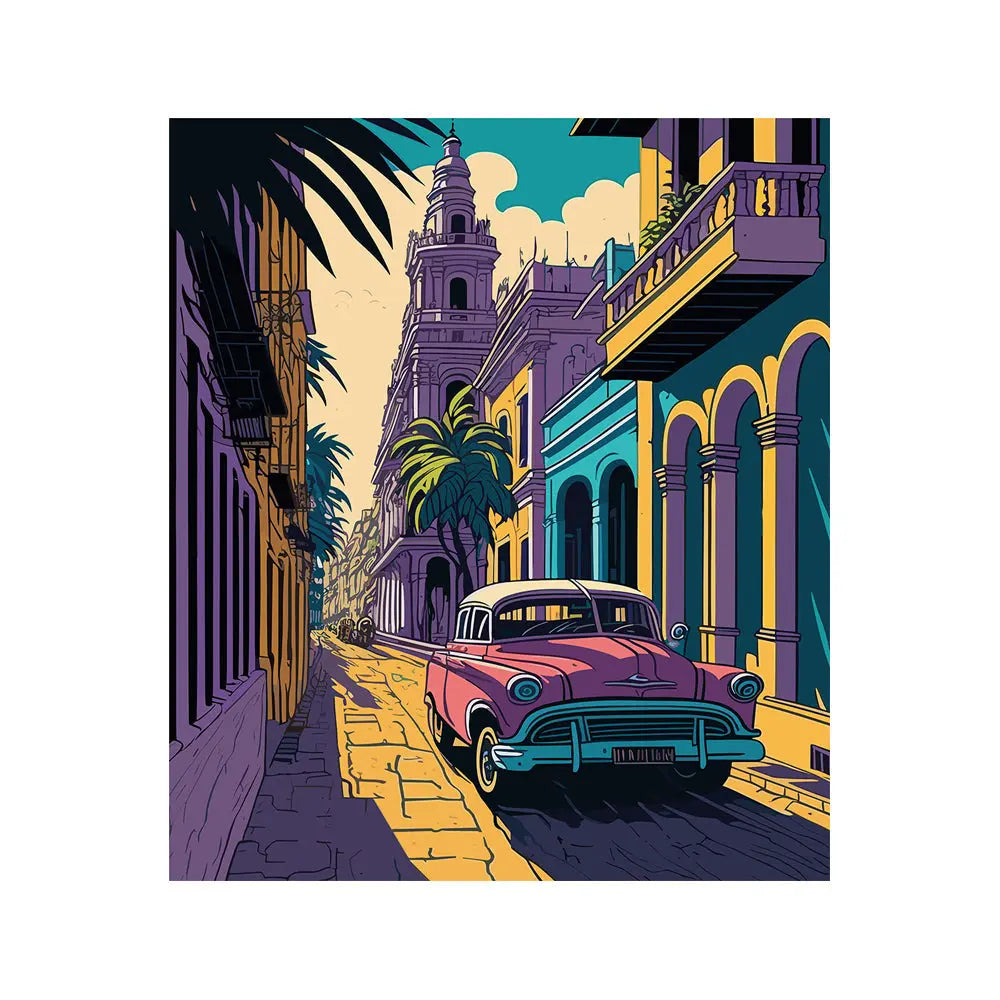 Cuban Street Photography Background
