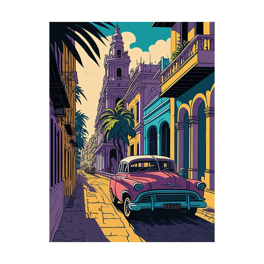 Cuban Street Photography Background