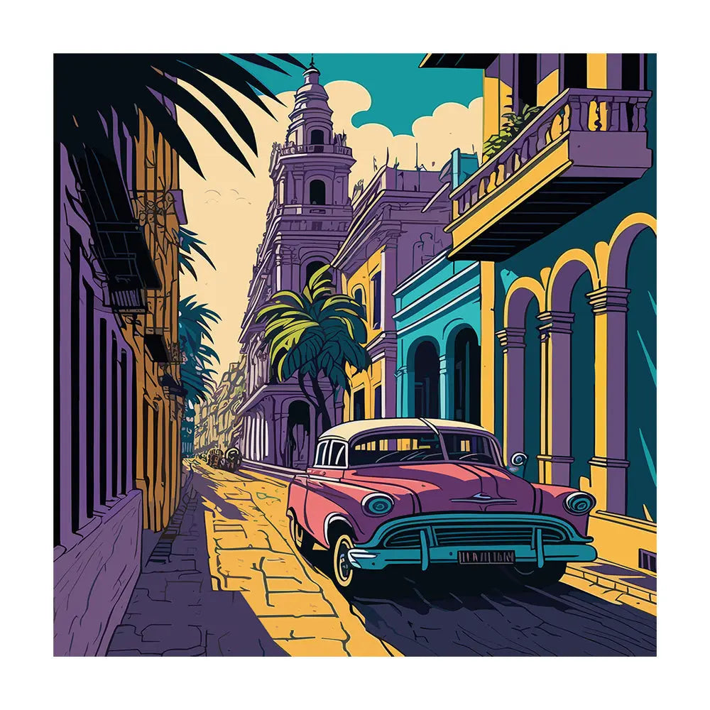 Cuban Street Photography Background