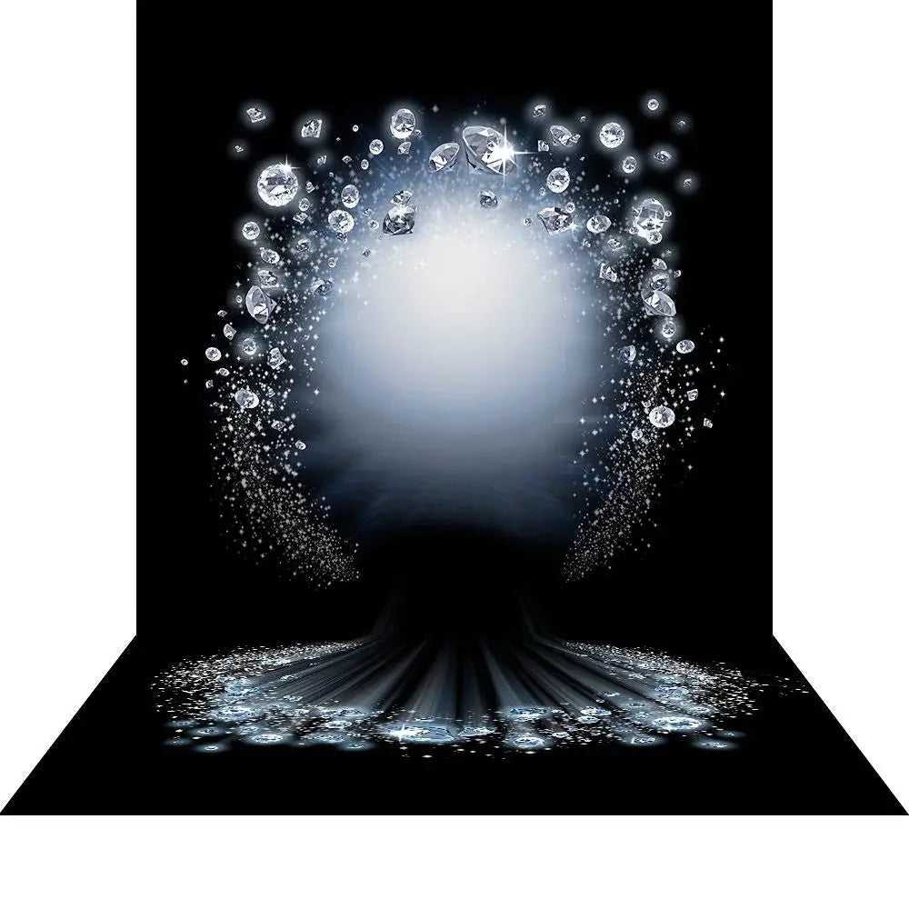 Diamond Rapture-Silver B0113-10x20 Pro Fabric