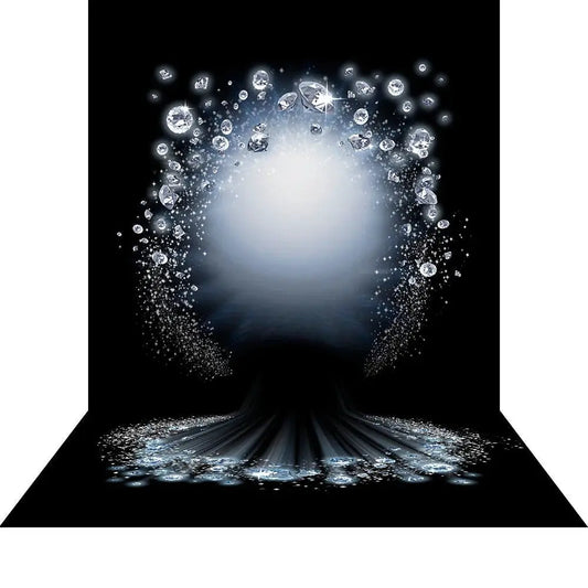 Diamond Rapture-Silver B0113-10x20 Pro Fabric