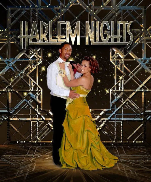 Harlem Nights Party On Photo Backdrop