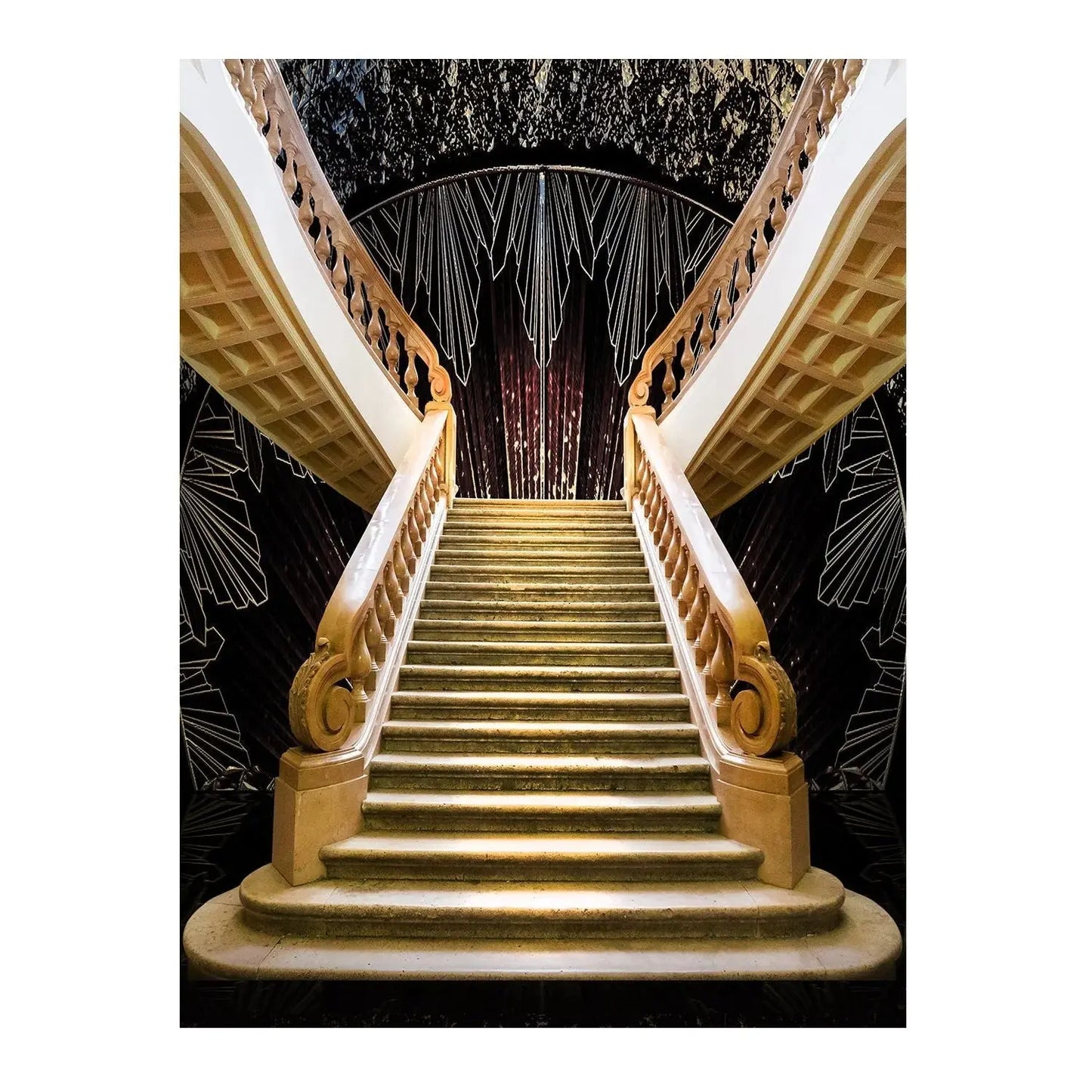 Hollywood Staircase B0613-5.5x6.5 Basic Fabric