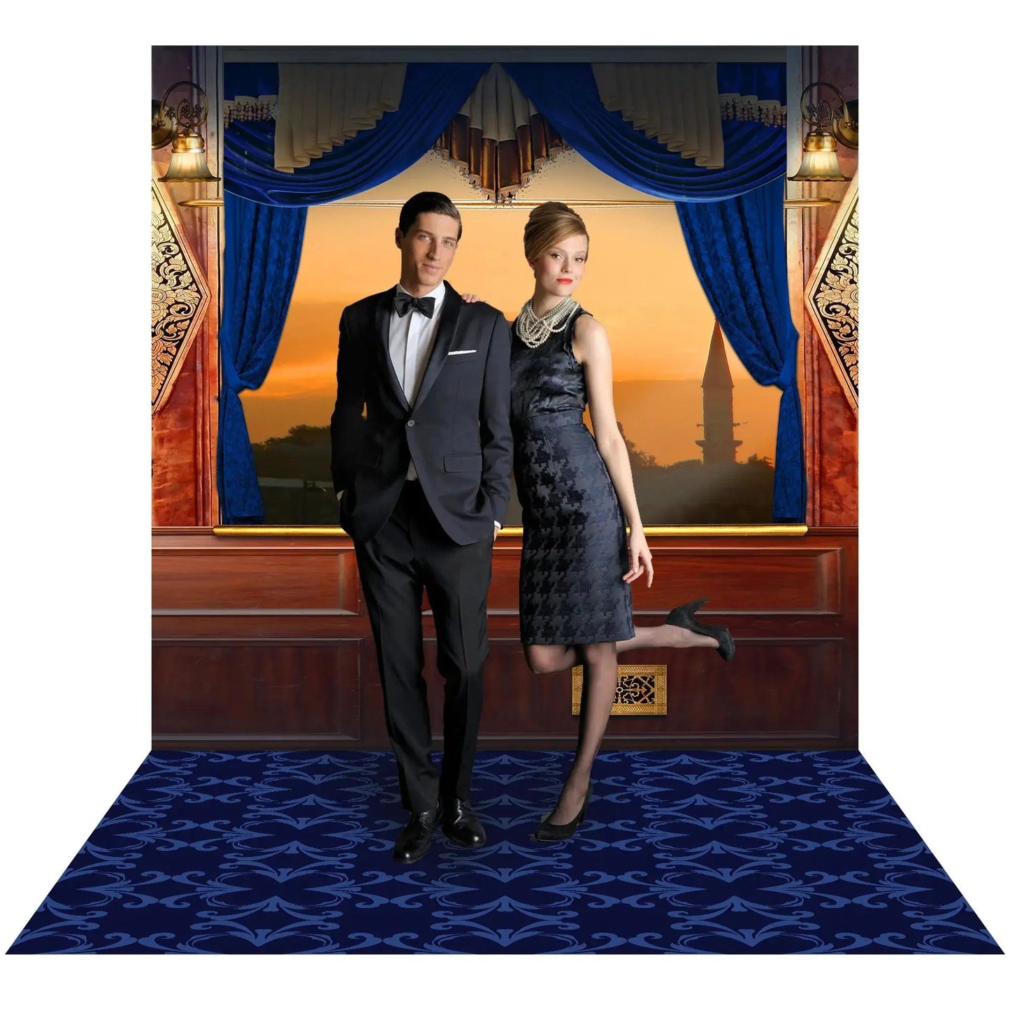 Orient Express Photo Backdrop Interior Alba Backgrounds