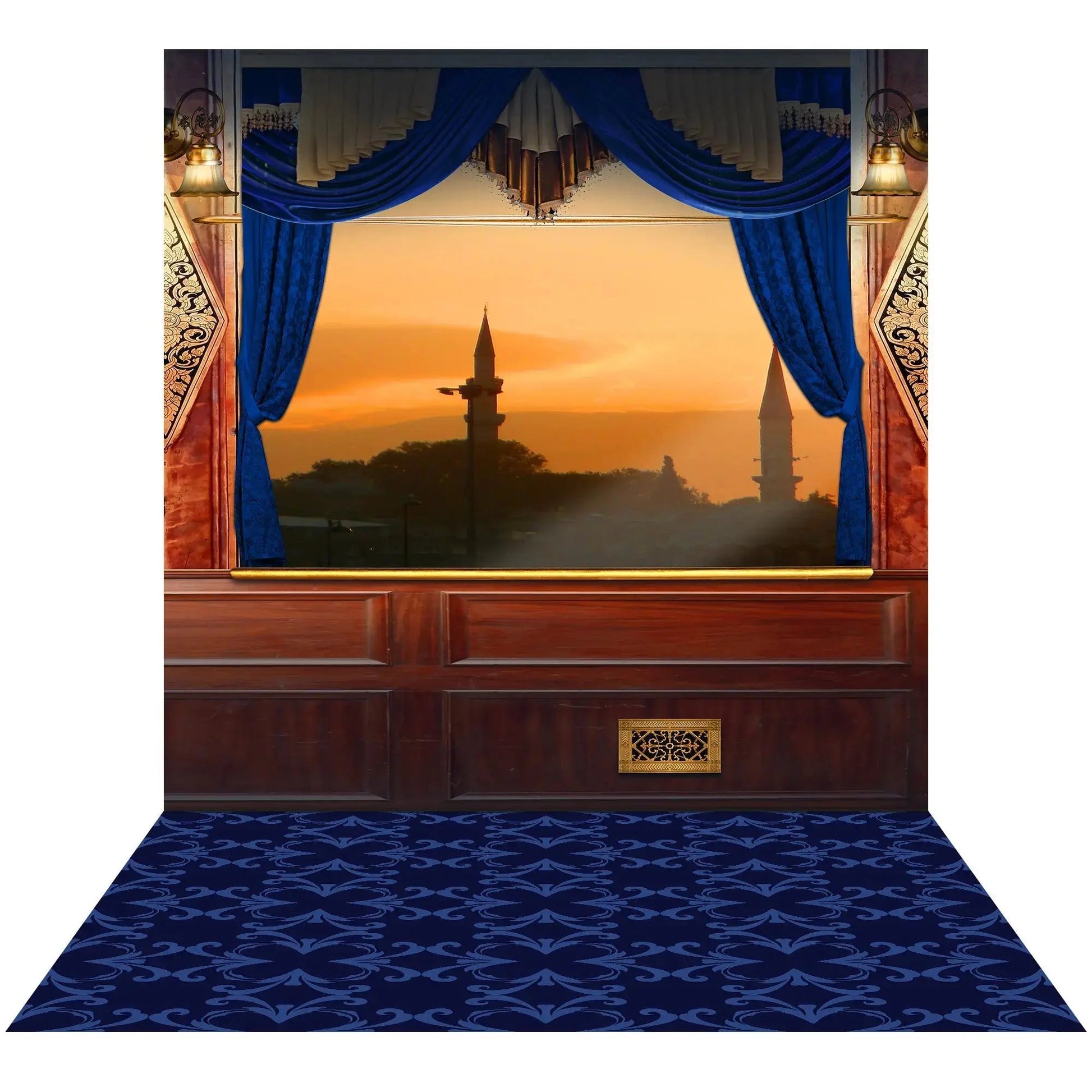 Orient Express Photo Backdrop Interior Alba Backgrounds