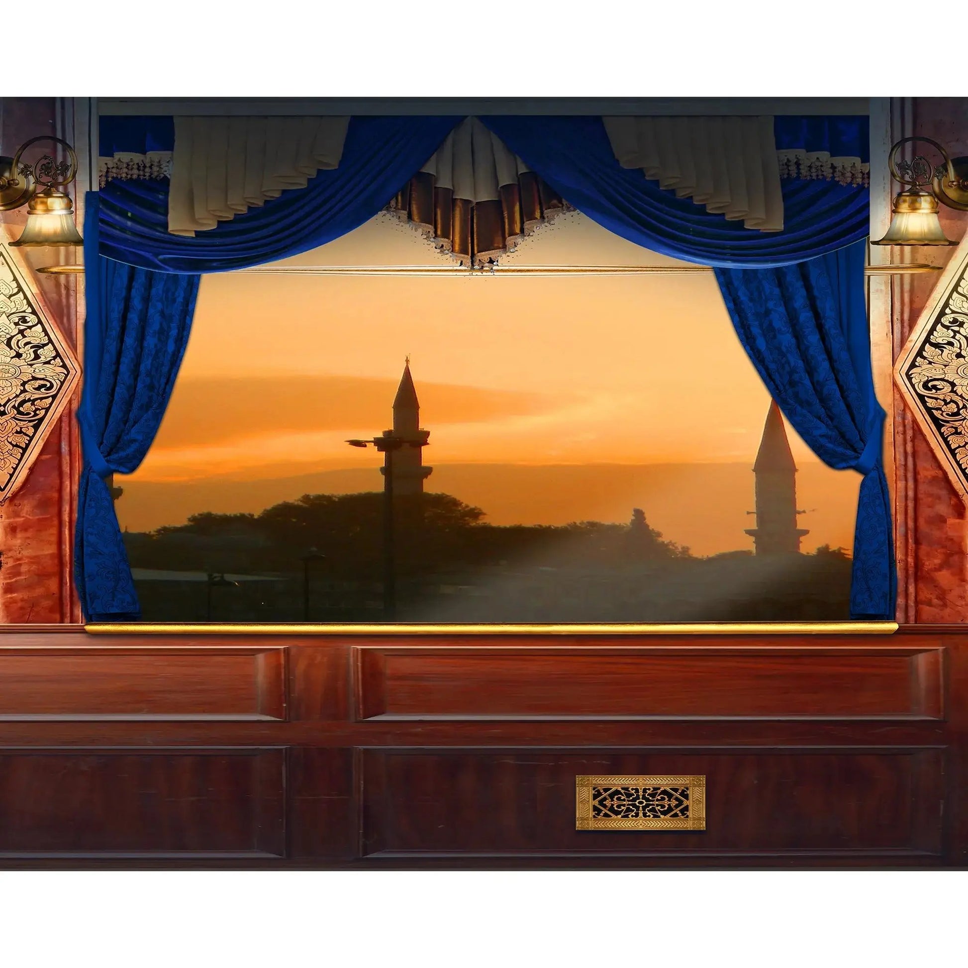 Orient Express Photo Backdrop Interior Alba Backgrounds