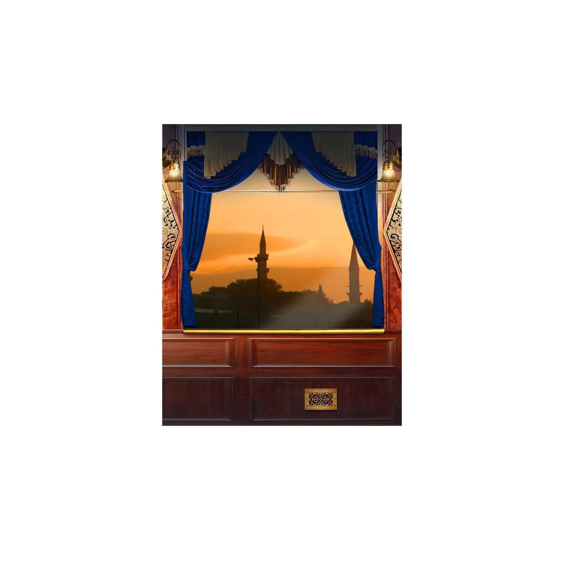 Orient Express Photo Backdrop Interior Alba Backgrounds