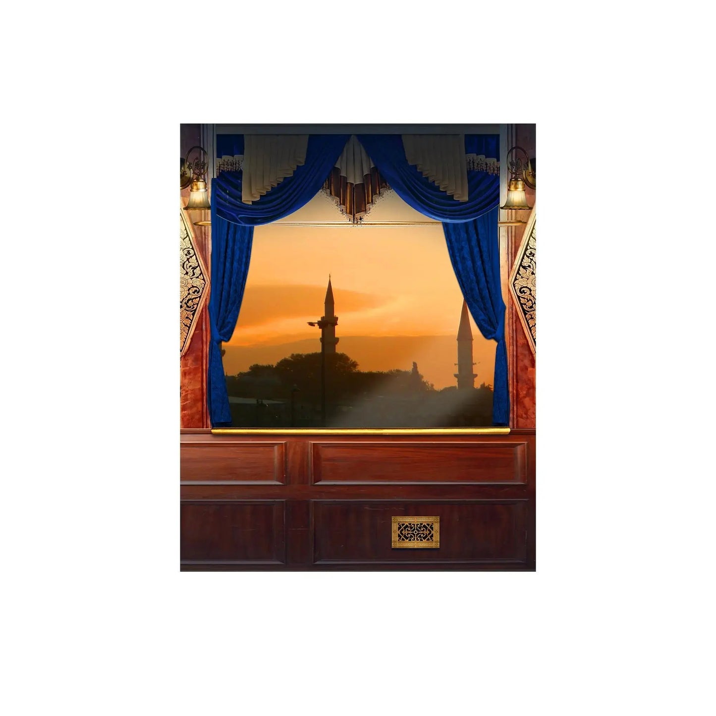 Orient Express Photo Backdrop Interior Alba Backgrounds
