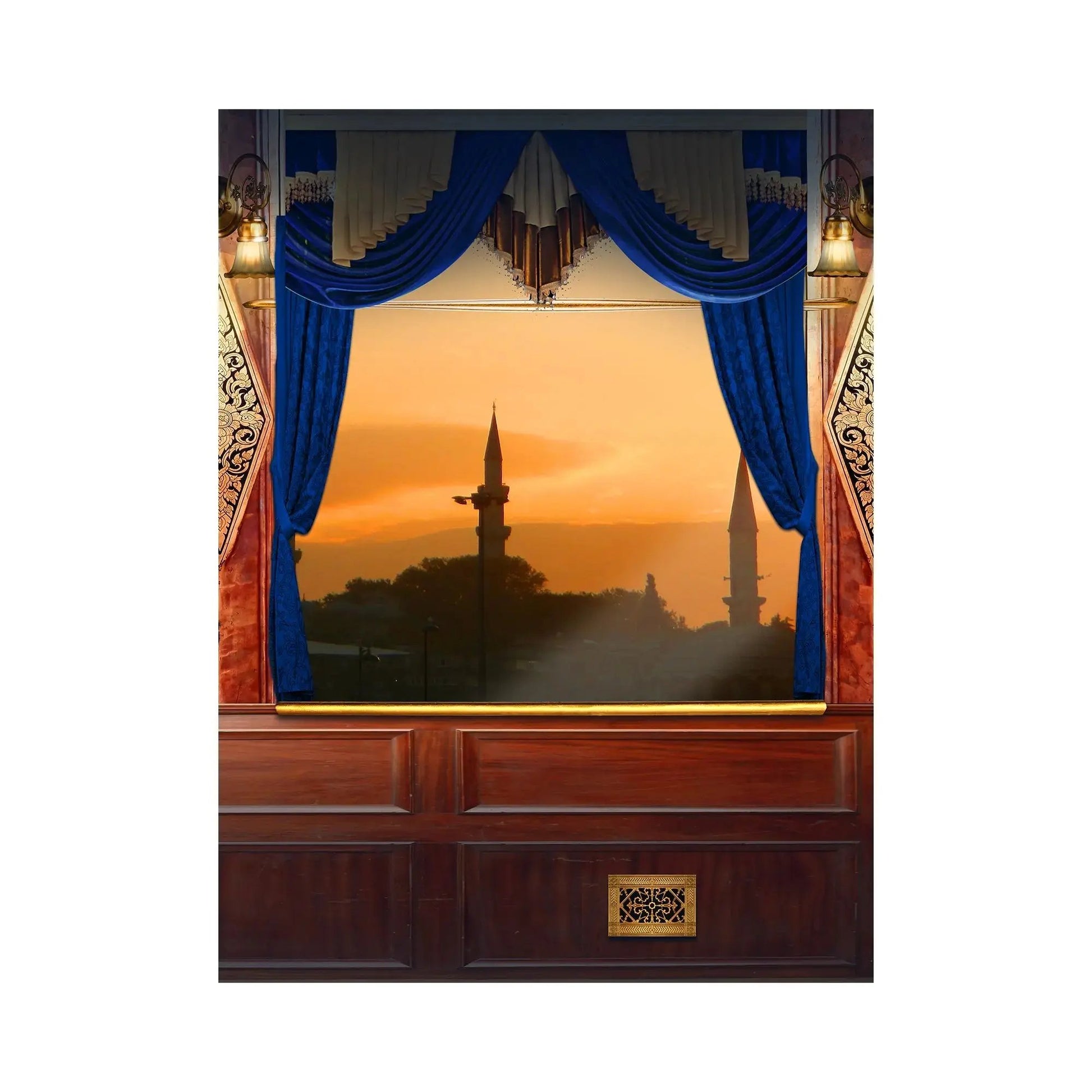 Orient Express Photo Backdrop Interior Alba Backgrounds