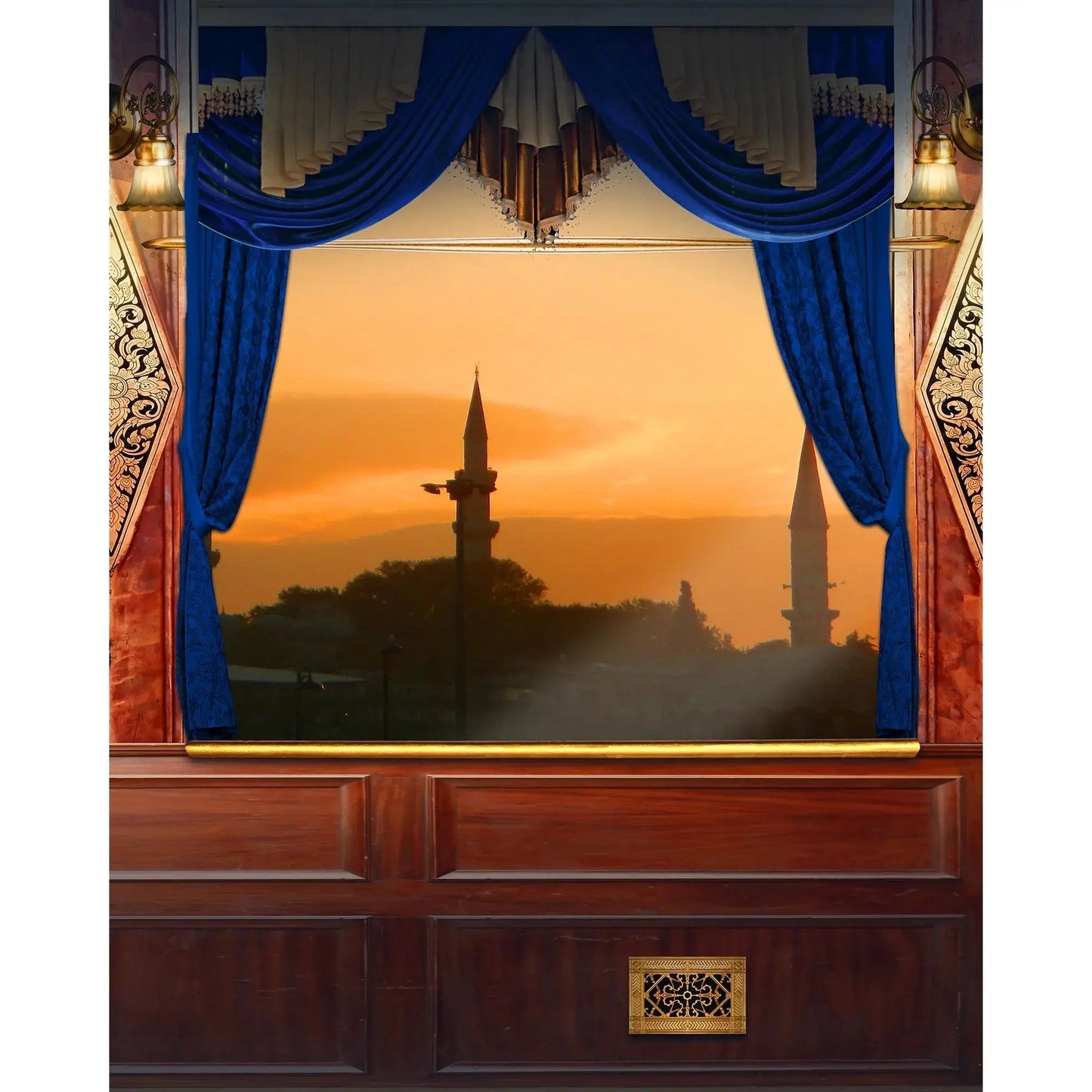 Orient Express Photo Backdrop Interior Alba Backgrounds