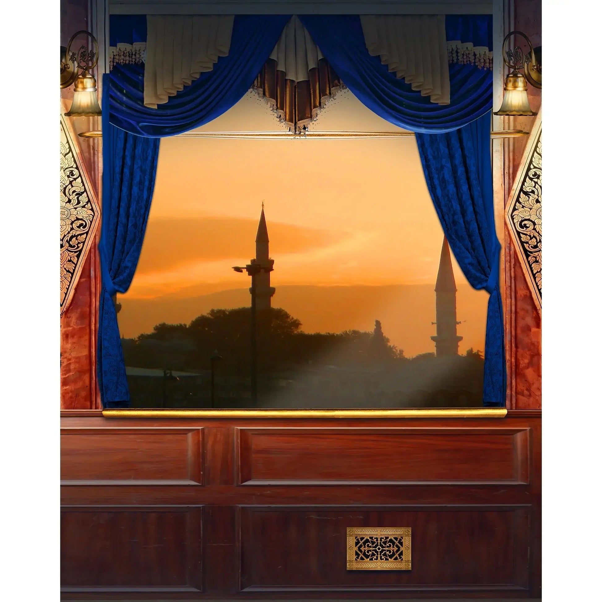 Orient Express Photo Backdrop Interior Alba Backgrounds