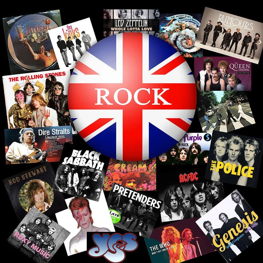 British Rock Party Photography Backdrop
