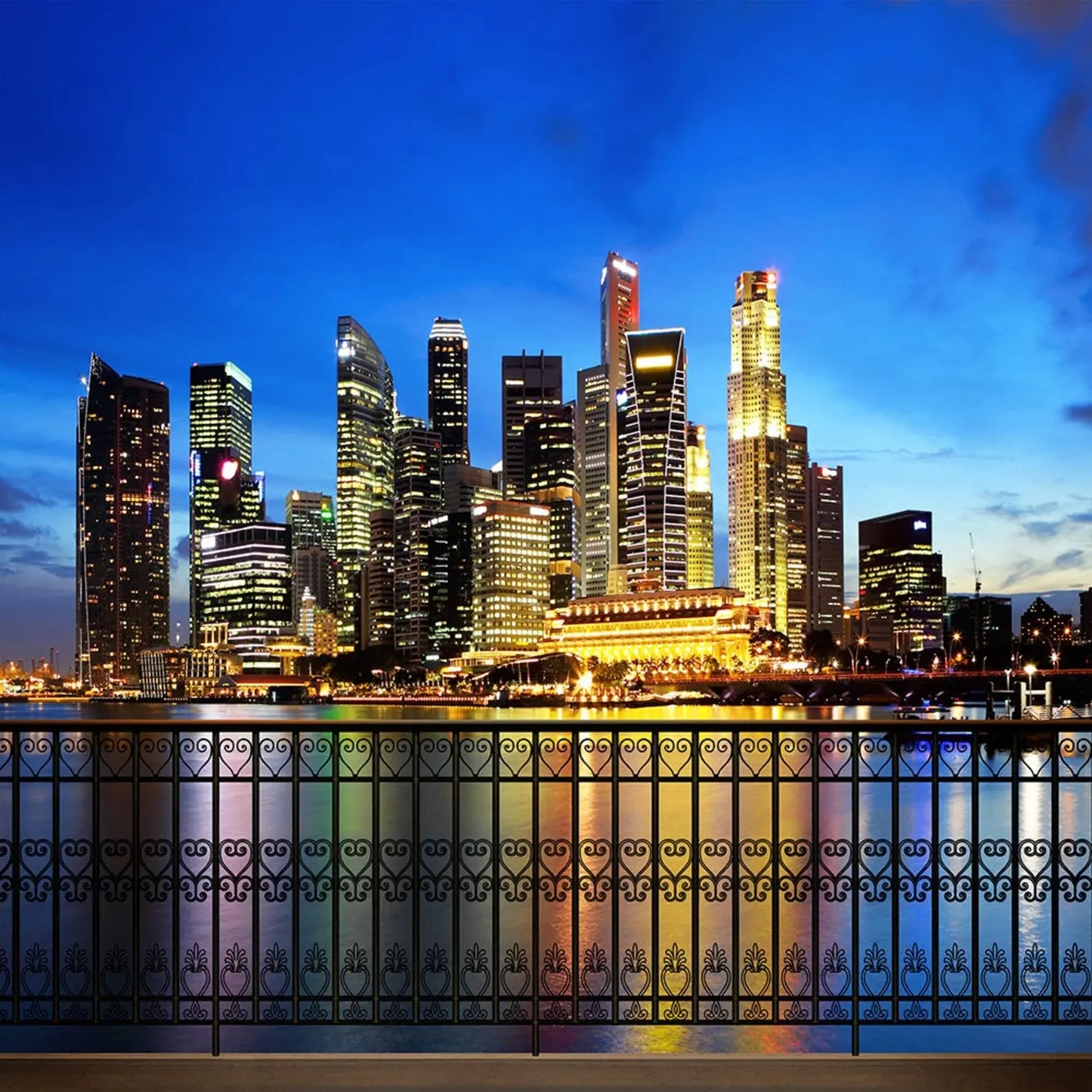 New Orleans Waterfront Backdrop