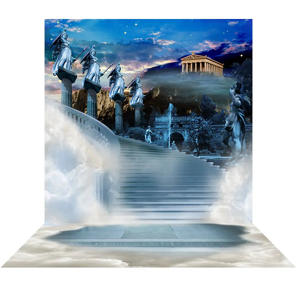 Mount Olympus, Dwelling Place of the Gods Photography Backdrop