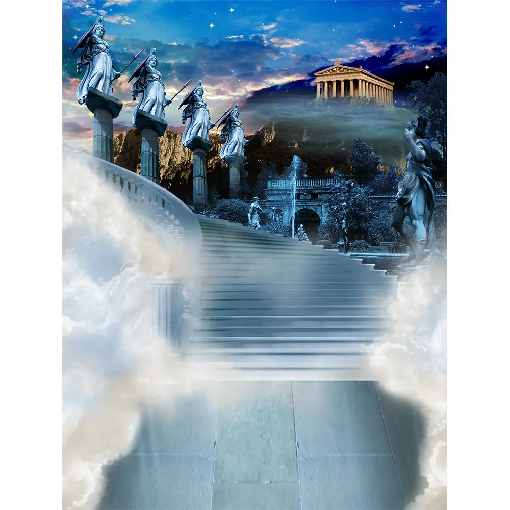 Mount Olympus, Dwelling Place of the Gods Photography Backdrop