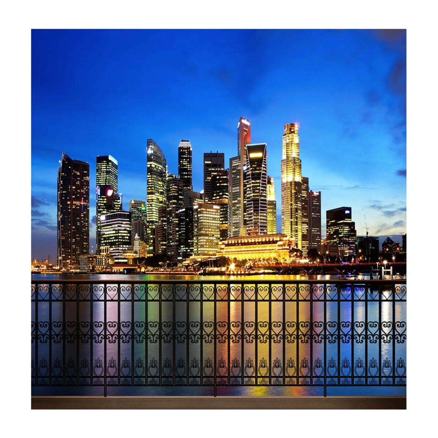 New Orleans Waterfront Backdrop