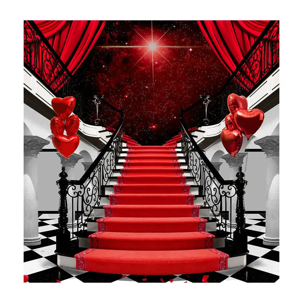 Valentine Black Tie Formal Photography Background Pro 8x8