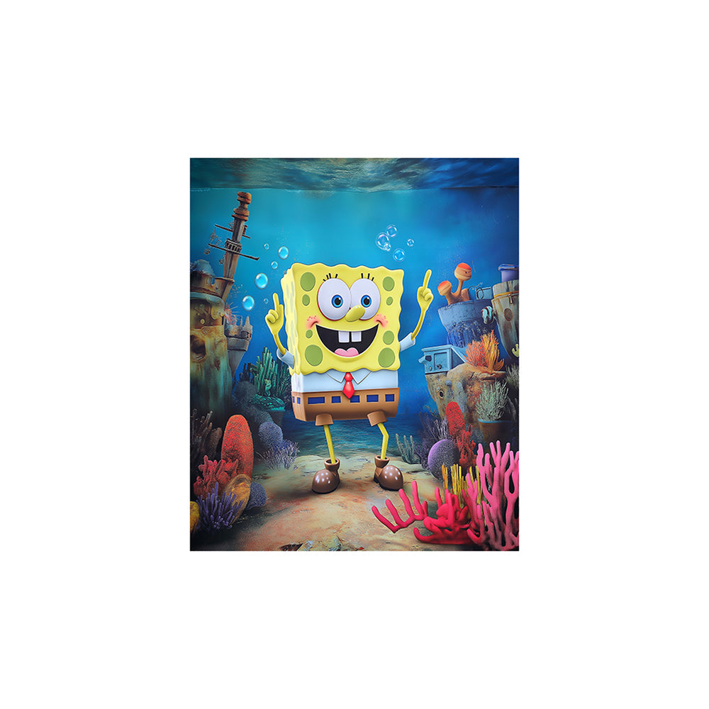 SpongeBob-SquarePants Photo Backdrop Alba Backgrounds